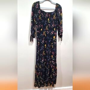 Siren Lily Floral Print Dress Saize L Pre Owned